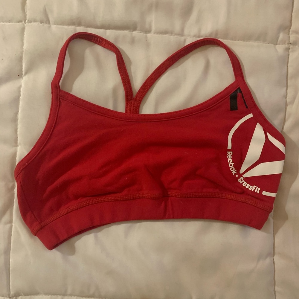 Red Reebok Crossfit Sports Bra